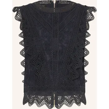 Dámská halenka Apart Dámský Krajkové Topy, tmavě modrá, 42