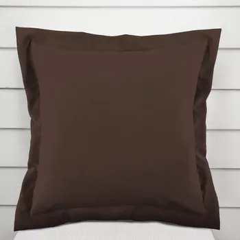 Povlak na dekorativní polštářek Dekorační povlak na polštář s lemem Rongo RG-083 Čokoládově hnědý 40 x 60 cm