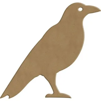 Výtvarná sada Gomille Dřevěný výřez k dekoraci Gomille, 13x12 cm - Vrána
