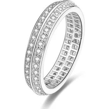 Prsten AGATO Originální stříbrný prsten se zirkony AGG230 Velikost: 52 (3,7 g)