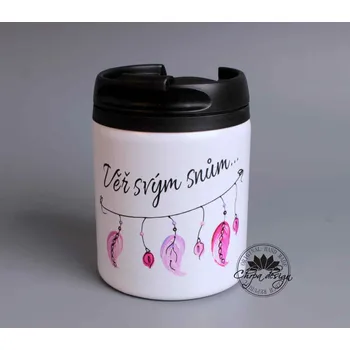 Termohrnek Termohrnek MINI - Věř svým snům, růžový