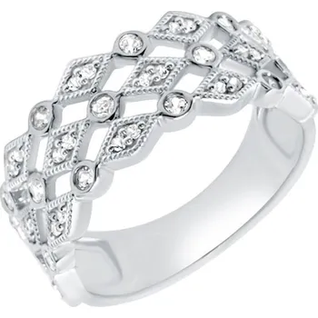 Prsten Moderní prsten ze zlata s lab-grown diamanty Gunnar