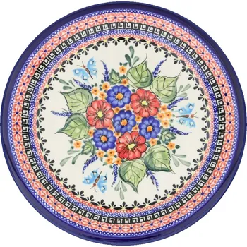 Talíř TALÍŘ hluboký keramický kulatý Bolesławiec 27,5 cm - dek. 149A K3