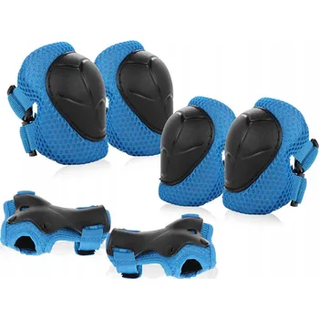 Chránič kolene OCHRANIACZE DLA DZIECI NA ŁYŻWY ROLKI ZESTAW NA LOKTY A KOLENA, POHODLNÉ RUCE