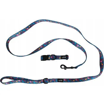 Vodítko pro psa Vodítko sada (obojek + vodítko) Ajka, materiál, 1,5 m