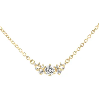 Náhrdelník Cluster náhrdelník s lab-grown diamanty Luna