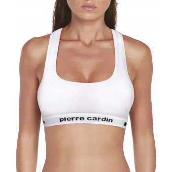 Podprsenka Pierre Cardin DATTERO Vel. M Měkká Sportovní Podprsenka Top bílá