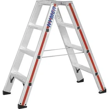 Žebřík HYMER hliníkové schůdky 8024, 2 x 4, délka 1,04 m