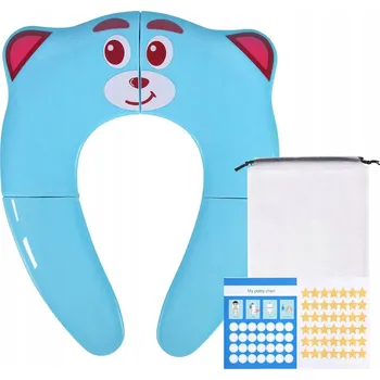 WC sedátko Nástavec na WC sedátko DESKA SEDESOWA DLA DZIECI modrý