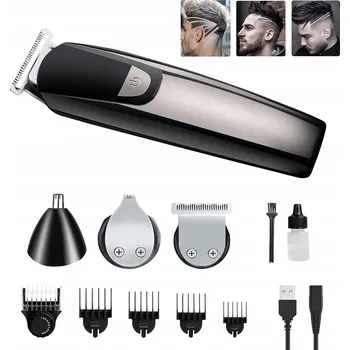 Holicí strojek MULTIFUNKČNÍ ZASTŘIHOVAČ HOLICÍ STROJEK STŘÍHACÍ STROJEK USB voděodolný