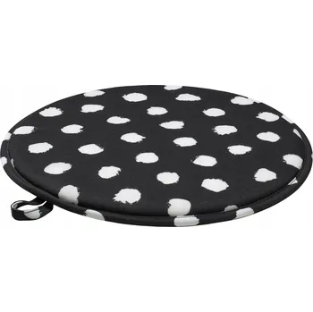 Polštář ANGSFRAKEN Polštář na židli - černá/bílá 36 cm
