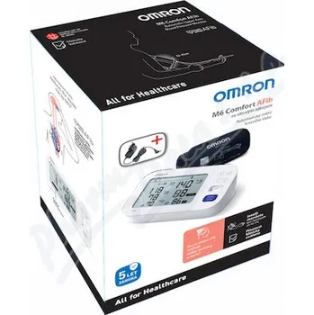 Tlakoměr Tonometr digi.OMRON M6 Comfort AFib pažní+zdroj