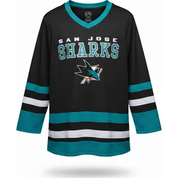 Outerstuff Dětský dres San Jose Sharks NHL Fashion Hockey Jersey Velikost: Dětské S (6 - 8 let)