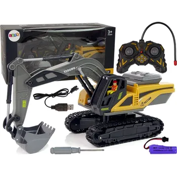 RC model auta Mamido Pásový bagr žlutý