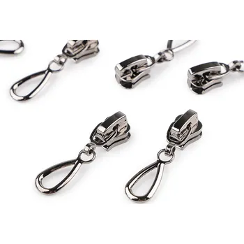 Zip Jezdec ke kostěným zipům No 3 Varianta: 2 nikl černý, Balení: 50 ks