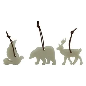 Vánoční dekorace Sada tří vonných voskových vánočních ozdob