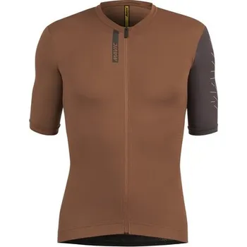 cyklistický dres Dres Mavic ESSENTIAL BRONZE CARBONE (T000136), L