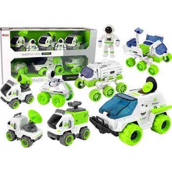 autíčko Mamido Sada vesmírných vozidel 6v1 Rover Satelit Astronom Pro Děti