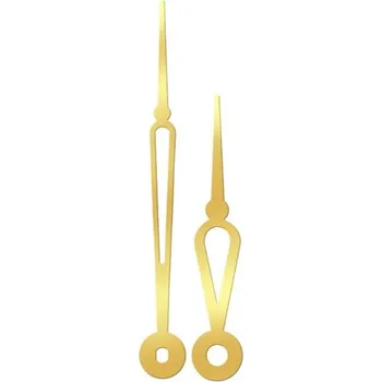 Kuchyňská minutka Hodinové ručky kovové /5 - 0190 zlaté