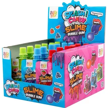 Bonbon Splash Candy Slime Bubble Gum 18 ks