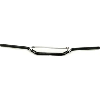 Řídítka ACCEL HLINÍKOVÁ ŘÍDÍTKA S PŘÍČNÍKEM (22,2 MM) MX DESIGN YAMAHA YZ LOW ČERNÁ (Š 810 MM, V 65