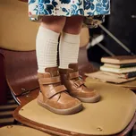 BUNDGAARD BASIL Cognac | Dětské zimní zateplené barefoot boty - 31
