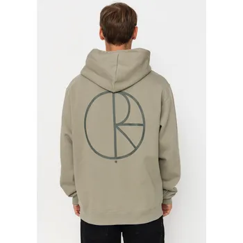 Pánská mikina Polar Skate Dave Stroke Logo HD (vetiver) M, zelená