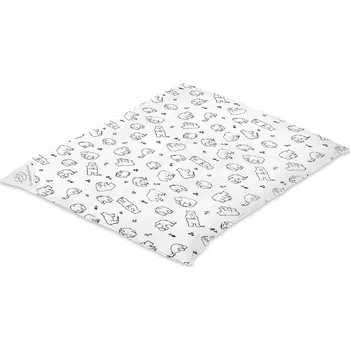 Dětská deka Eva Kiedroňová SET 4v1 - Přikrývka - Bílý medvídek s bílým polštářkem + Zdarma webinář - Mít peřinku není všechno