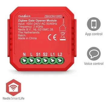 vypínač Vestavěný Modul SmartLife | Otvírač garážových vrat | 2.5 W | Připojení terminálu | Aplikace ke stažení pro: Android™ / IOS