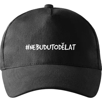 Kšiltovka Unisex kšiltovka NebuduToDělat, Barva Černá, Velikost 19×11 cm , Canvas Kšiltovka Bezvatriko.cz 3045