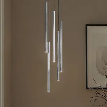 Osvětlení SIGMA Závěsné světlo Sopel Lux, 5 žárovek, kulaté, černé/stříbrné, G9 černá, stříbrná 5 x 12 W LED - Doprava zdarma