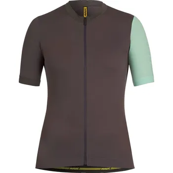 Cyklistické oblečení Dres Mavic Essential W CARBONE MINT (T000144), L