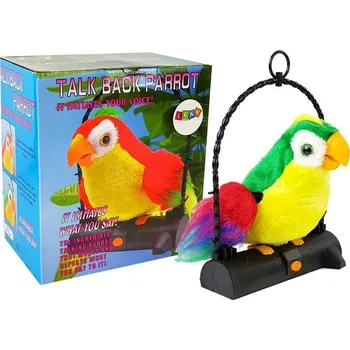 Hračka pro nejmenší Mamido Mluvící papoušek zelený