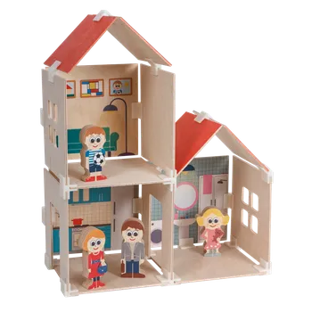 ostatní stavebnice Dřevěná stavebnice - domeček