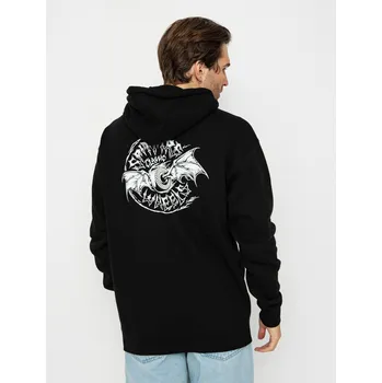 Pánská mikina Spitfire Batwing Classic (black w/white prints) M, černá