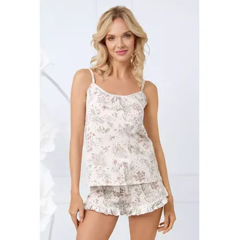 Dámské pyžamo Italská móda Solita ws.r. kr.sp. barva:print/cream M