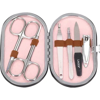 Peněženka Manikúra LAGEN kožená WS010 černá BLK