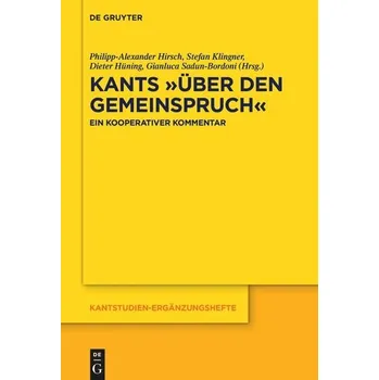 Kants "Über den Gemeinspruch" - Hirsch, Philipp-Alexander