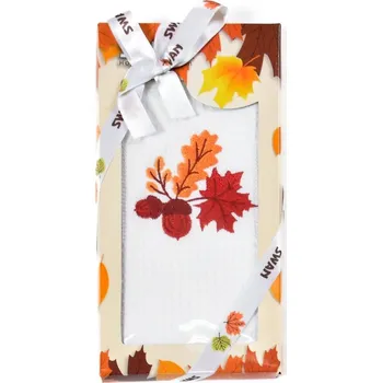 Utěrka Utěrka SWAN 59 vaflová vyšívaná, dárkové balení, žaludy na bílé, 1 kus 50x70cm