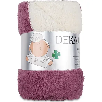 deka Tegatex Deka mikroflanel SLEEP WELL® - ovečka tmavě fialová 150*200 cm
