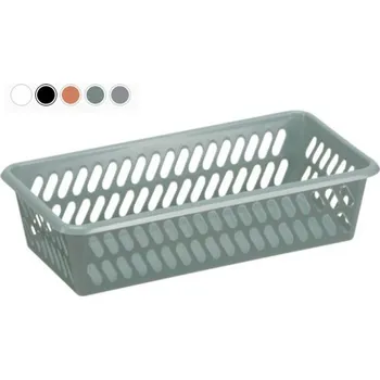 Úložný box košík K1 10x20x5cm úzký, plast