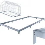 Ocelový základ pro skleník 380x190x12cm | pozinkovaný