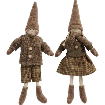 Vánoční dekorace Ib Laursen Vánoční dekorace Santa's Helpers Kurt a Klara kluk Kurt