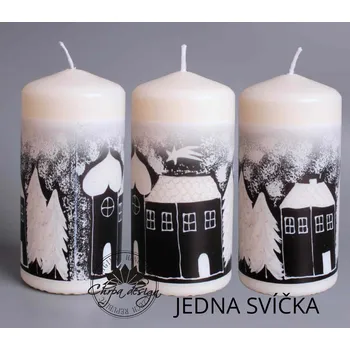 Svíčka Svíčka velká - Zimní romance