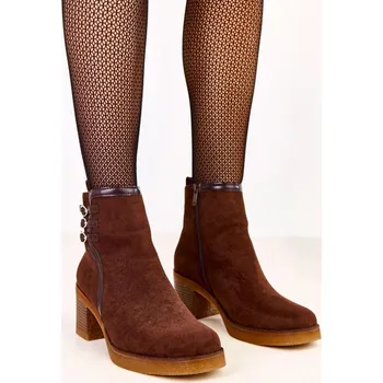 Dámská zimní obuv Boty na podpatku model 219643 Solea 40