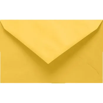 Obálka Barevná obálka 120 x 195 mm - žlutá - 6 ks - 1076-0004