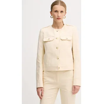 Dámská větrovka Bunda se lněnou směsí Kenzo FF52VE2579GA.04 béžová 12X, vel. 34