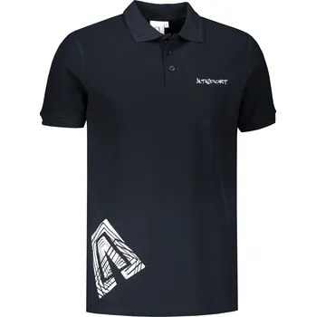 Pánské triko s límečkem ALTISPORT ALM013203 NÁMOŘNÍ MODRÁ XXL