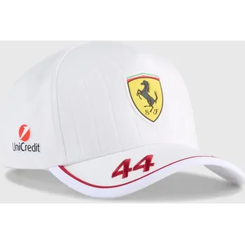 Kšiltovka Ferrari F1 2025 Lewis Hamilton kšiltovka bílá