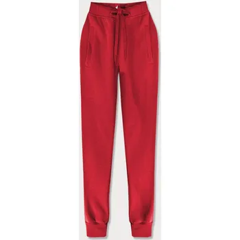 Dámské kalhoty Červené teplákové kalhoty (CK01-18) odstíny červené XL (42)